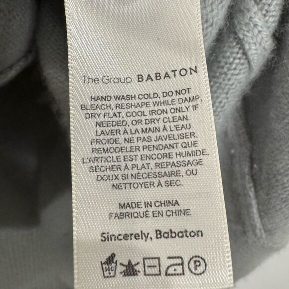 Aritzia Babaton Luxe 100% Cashmere Oversized Cardigan in  grey - Picture 5 of 10